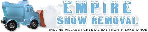 Commercial and Residential Snow Removal in Incline Village Emerald Bay and North Lake Tahoe